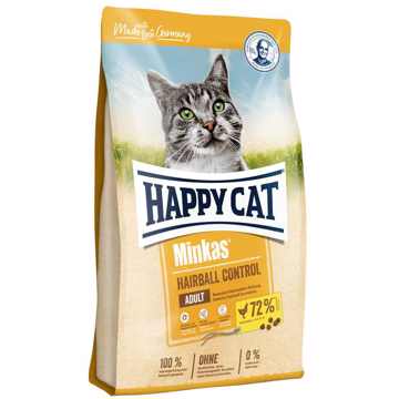 Happy Cat Ξηρά Τροφή Γάτας Minkas Hairball Control 10kg